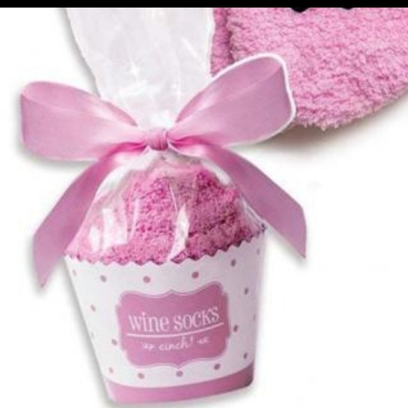 CHOCOLATE FUZZY SOCKS-PINK - Picture 3 of 4